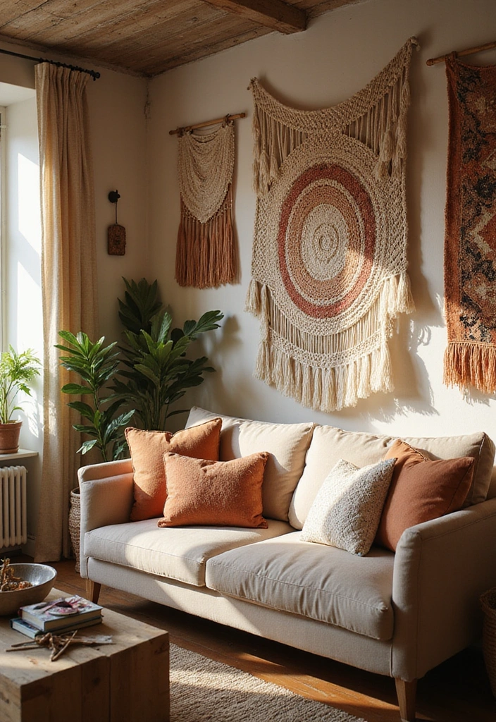 20 Stunning Textured Wall Ideas That Will Transform Your Space (You Won't Believe #8!) - 7. Woven Textiles
