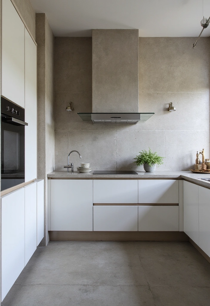 20 Stunning Textured Wall Ideas That Will Transform Your Space (You Won't Believe #8!) - 8. You Won't Believe This! Micro-Cement Walls