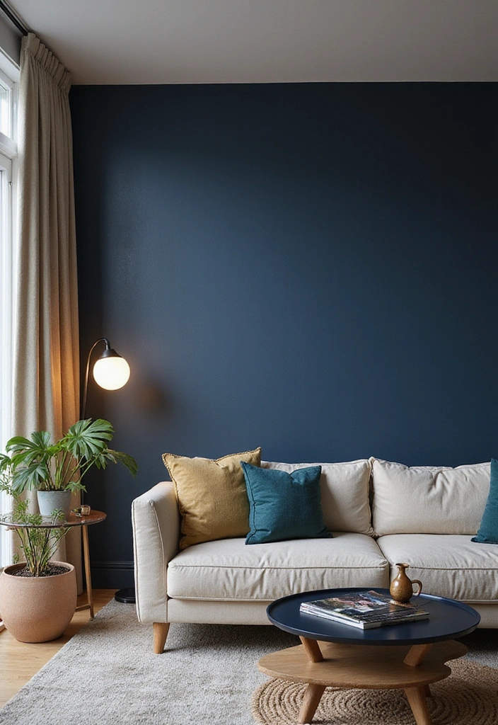 50 Living Room Ideas That Will Transform Your Space (Wait Until You See #27!) - 1. Bold Accent Walls