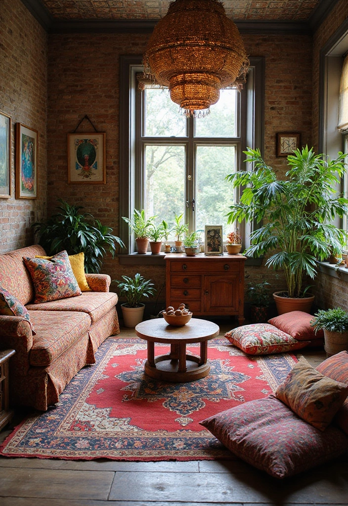 50 Living Room Ideas That Will Transform Your Space (Wait Until You See #27!) - 10. Bohemian Bliss