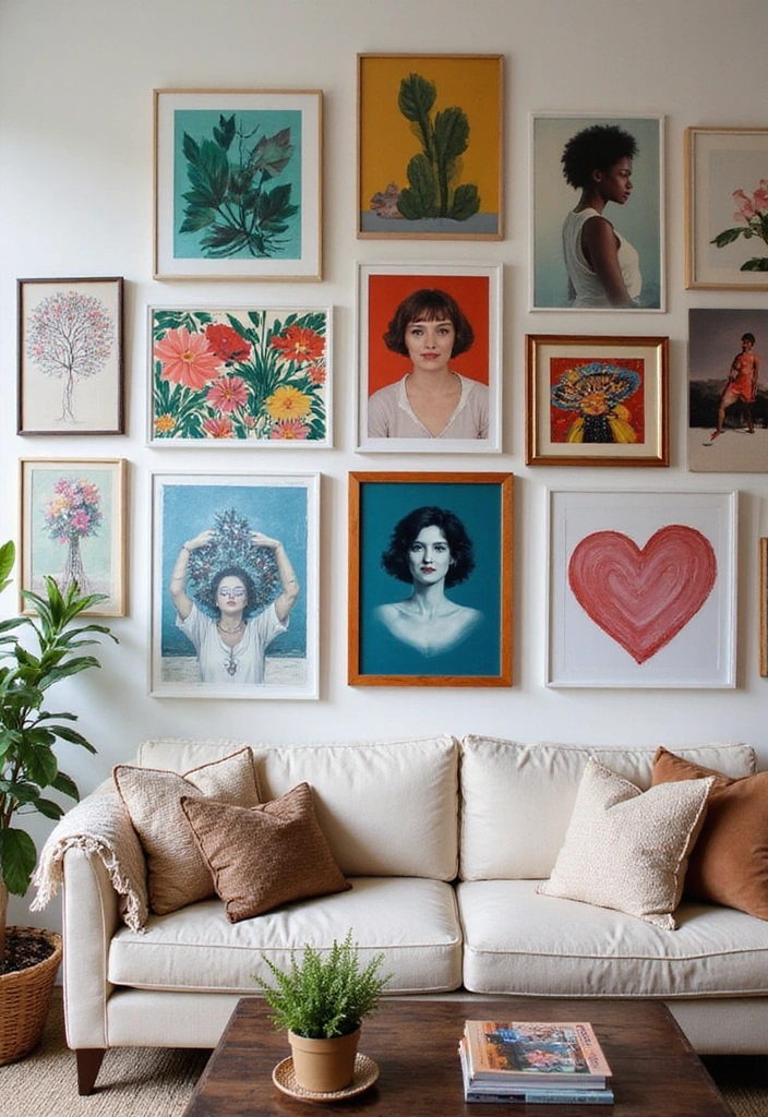 50 Living Room Ideas That Will Transform Your Space (Wait Until You See #27!) - 11. Artistic Touches
