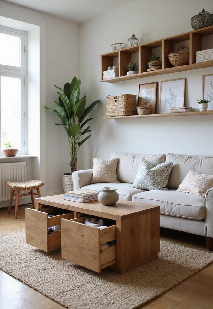 50 Living Room Ideas That Will Transform Your Space (Wait Until You See #27!) - 11. Smart Storage Solutions