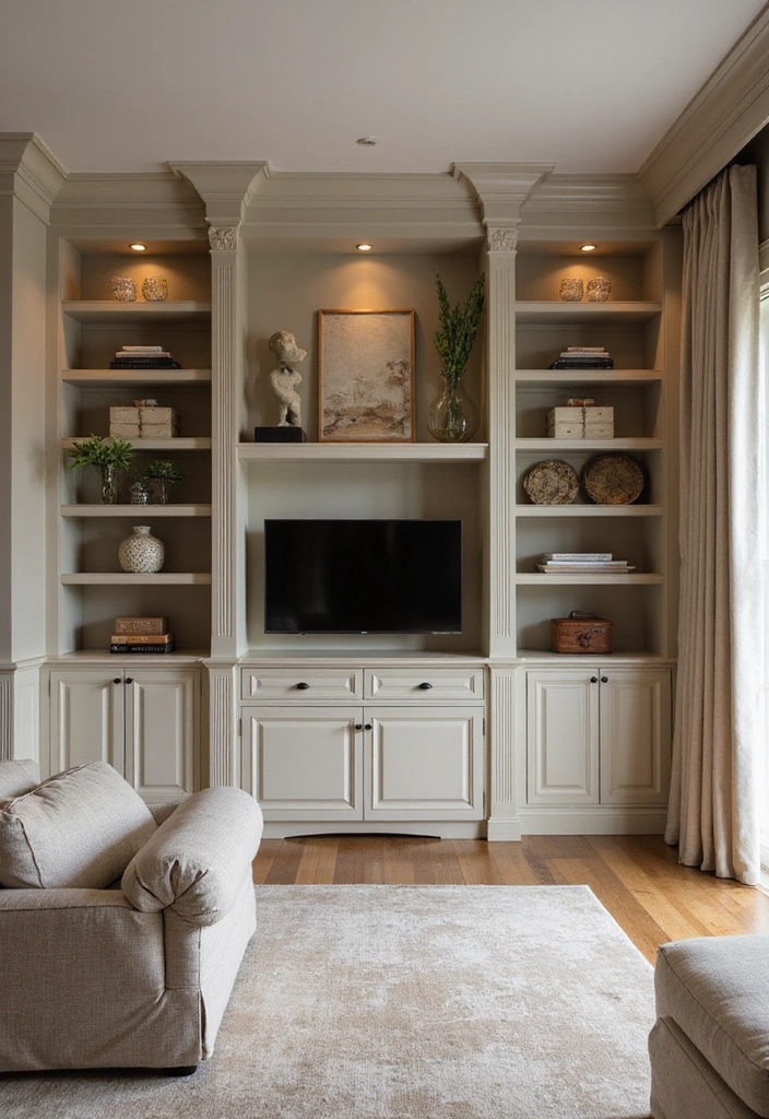 50 Living Room Ideas That Will Transform Your Space (Wait Until You See #27!) - 12. Custom Built-Ins