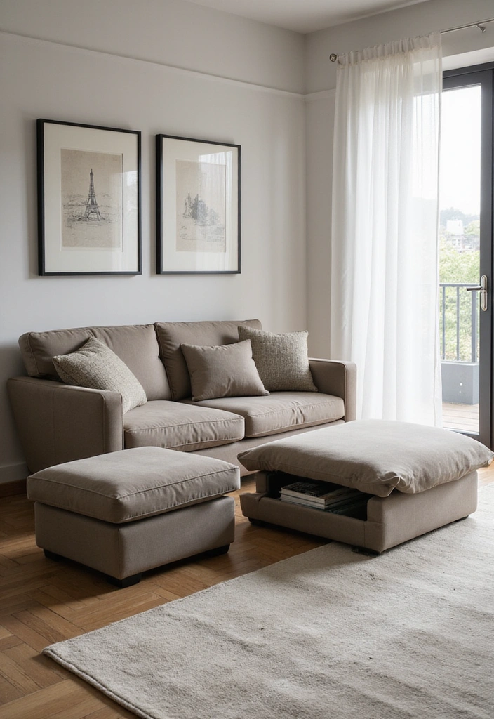 50 Living Room Ideas That Will Transform Your Space (Wait Until You See #27!) - 12. Multi-functional Furniture