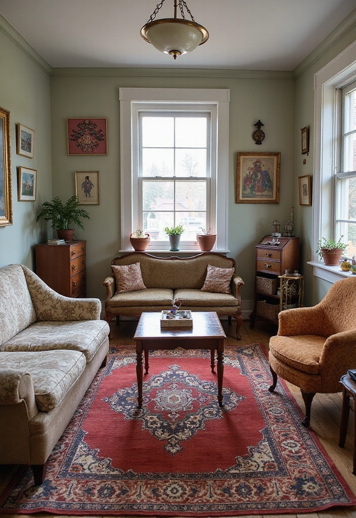 50 Living Room Ideas That Will Transform Your Space (Wait Until You See #27!) - 14. Vintage Finds