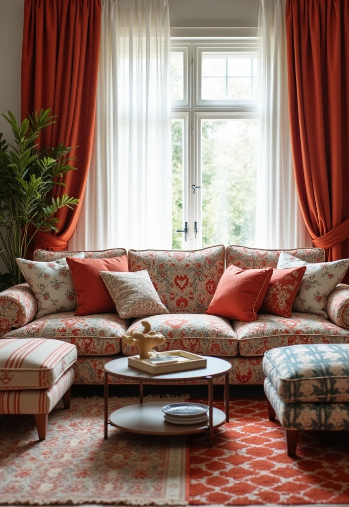 50 Living Room Ideas That Will Transform Your Space (Wait Until You See #27!) - 15. Mixing Patterns
