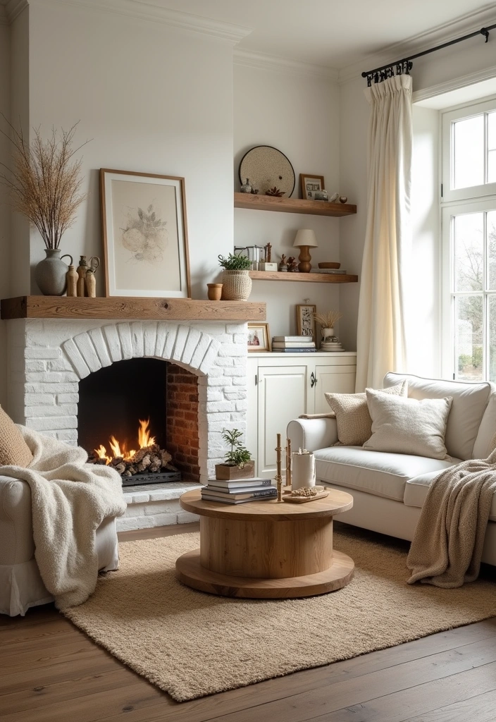 50 Living Room Ideas That Will Transform Your Space (Wait Until You See #27!) - 17. Farmhouse Chic