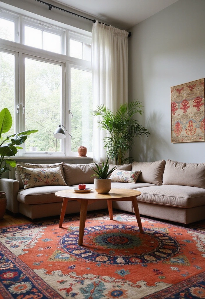 50 Living Room Ideas That Will Transform Your Space (Wait Until You See #27!) - 19. Bold Rugs