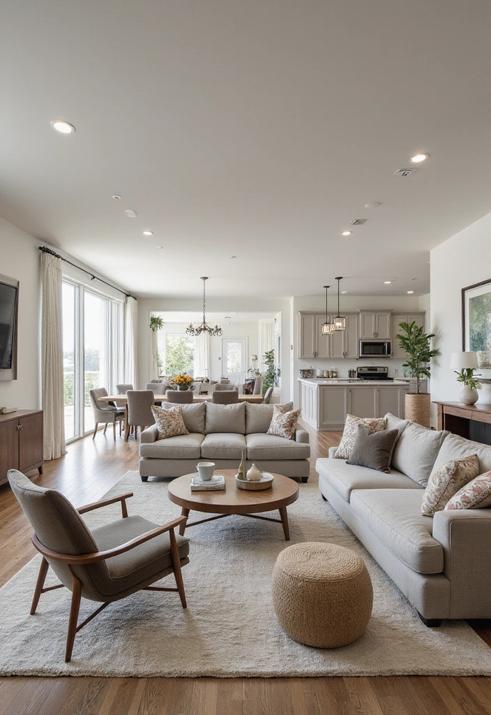 50 Living Room Ideas That Will Transform Your Space (Wait Until You See #27!) - 19. Open Concept Design