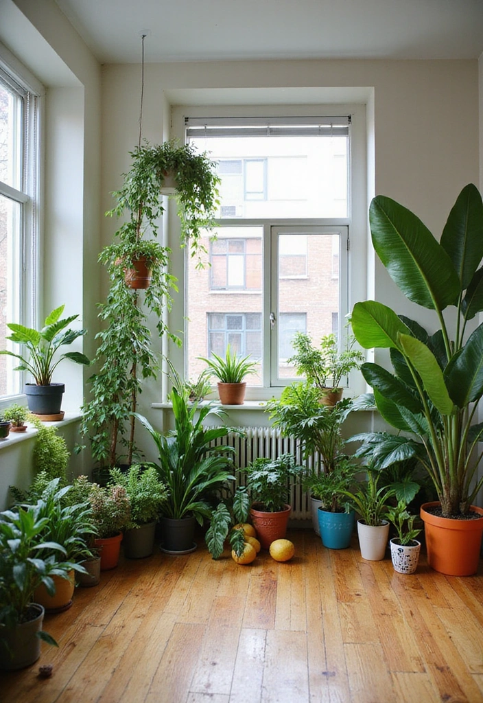 50 Living Room Ideas That Will Transform Your Space (Wait Until You See #27!) - 22. Urban Jungle