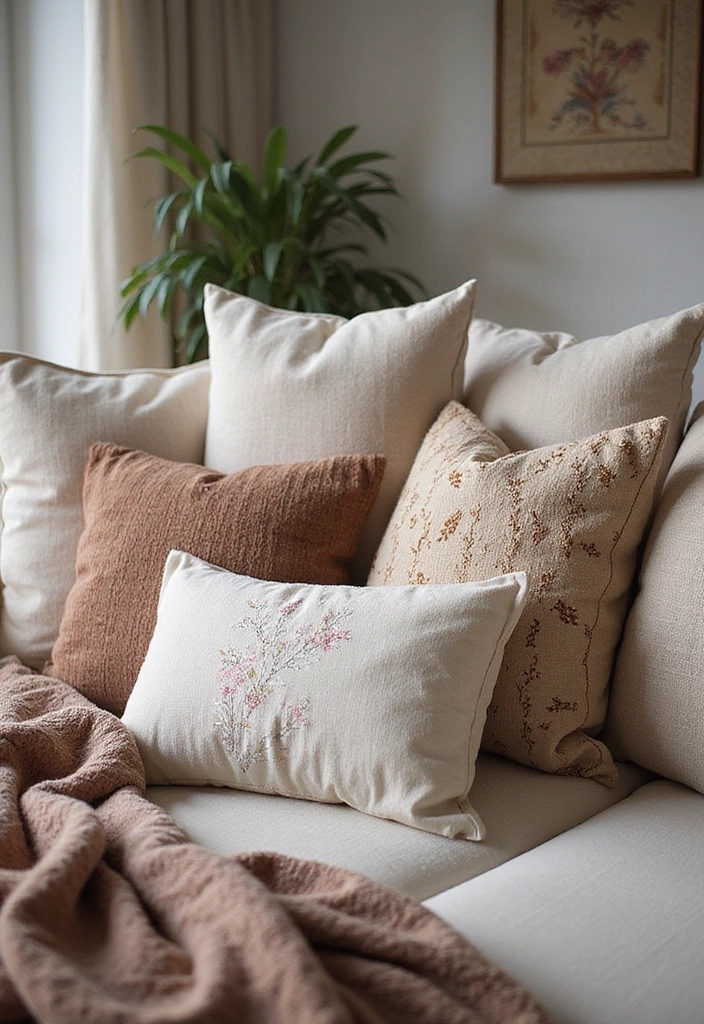 50 Living Room Ideas That Will Transform Your Space (Wait Until You See #27!) - 23. Textured Fabrics