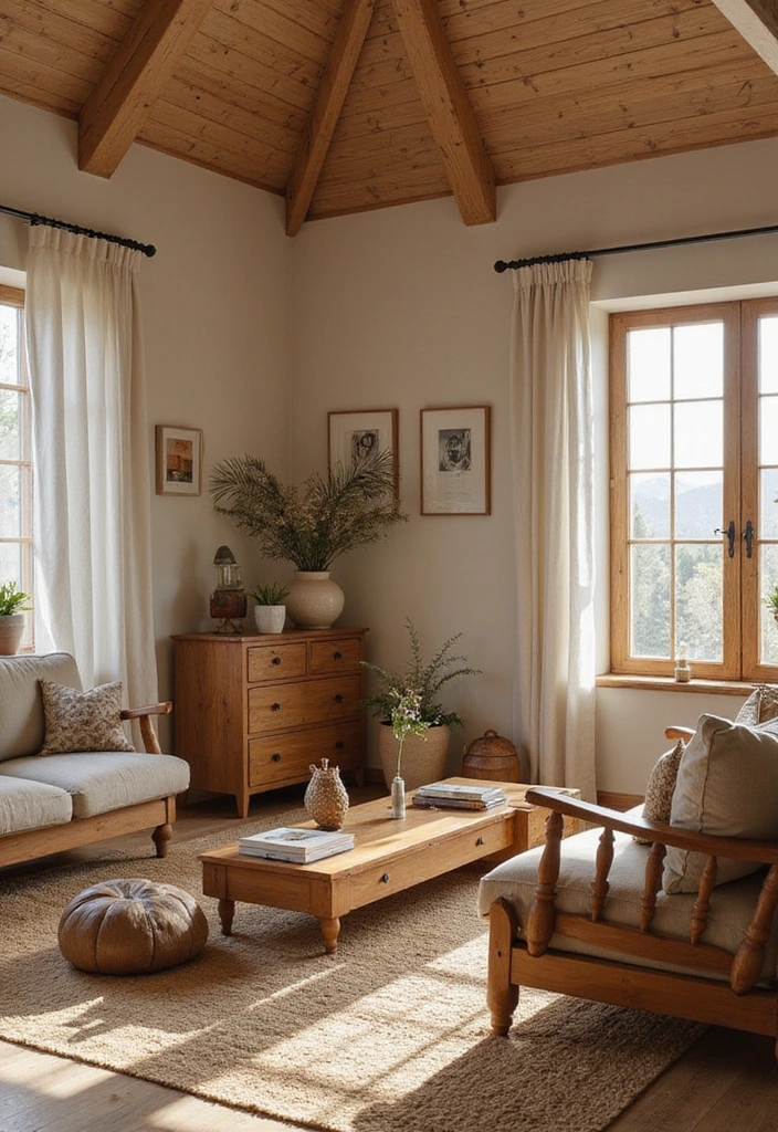 50 Living Room Ideas That Will Transform Your Space (Wait Until You See #27!) - 25. Warm Wood Accents
