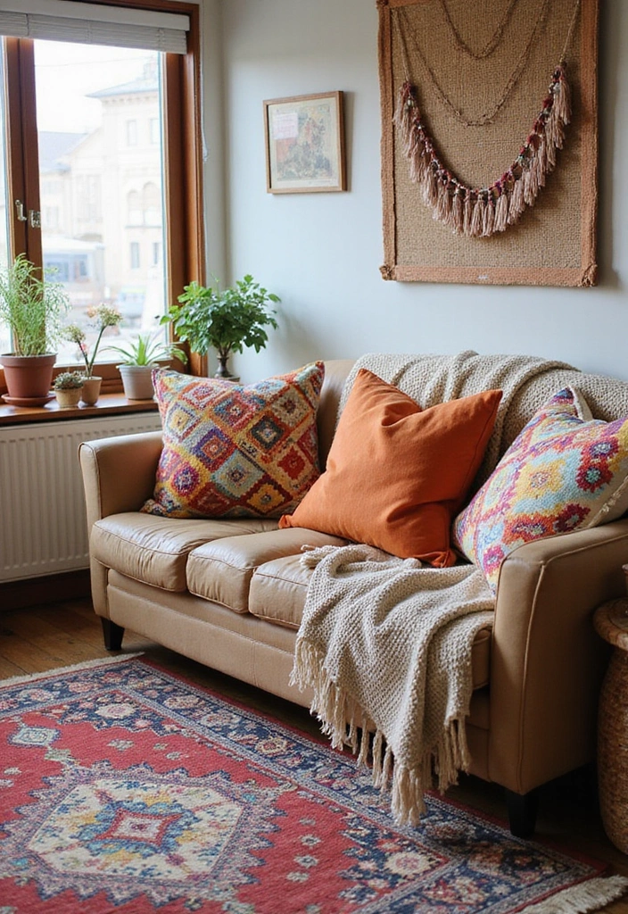 50 Living Room Ideas That Will Transform Your Space (Wait Until You See #27!) - 26. Textile Focus