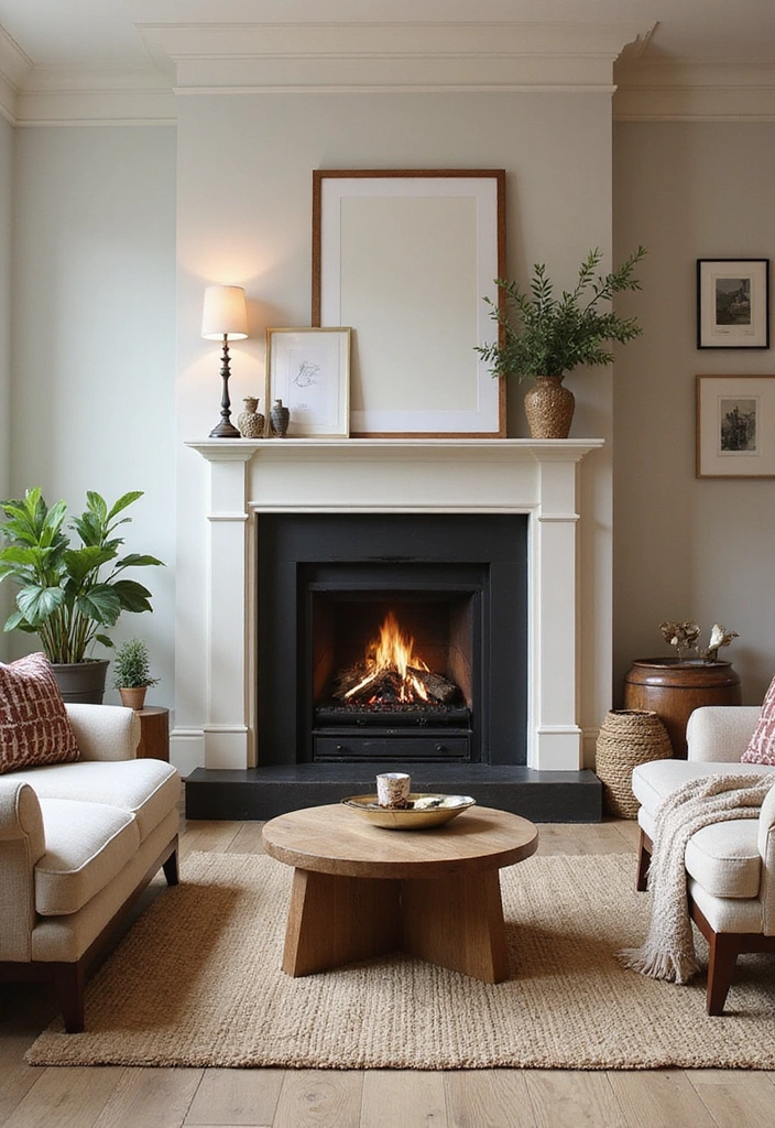 50 Living Room Ideas That Will Transform Your Space (Wait Until You See #27!) - 28. Cozy Fireplace Features
