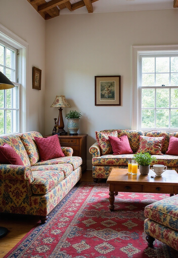 50 Living Room Ideas That Will Transform Your Space (Wait Until You See #27!) - 30. Colorful Upholstery