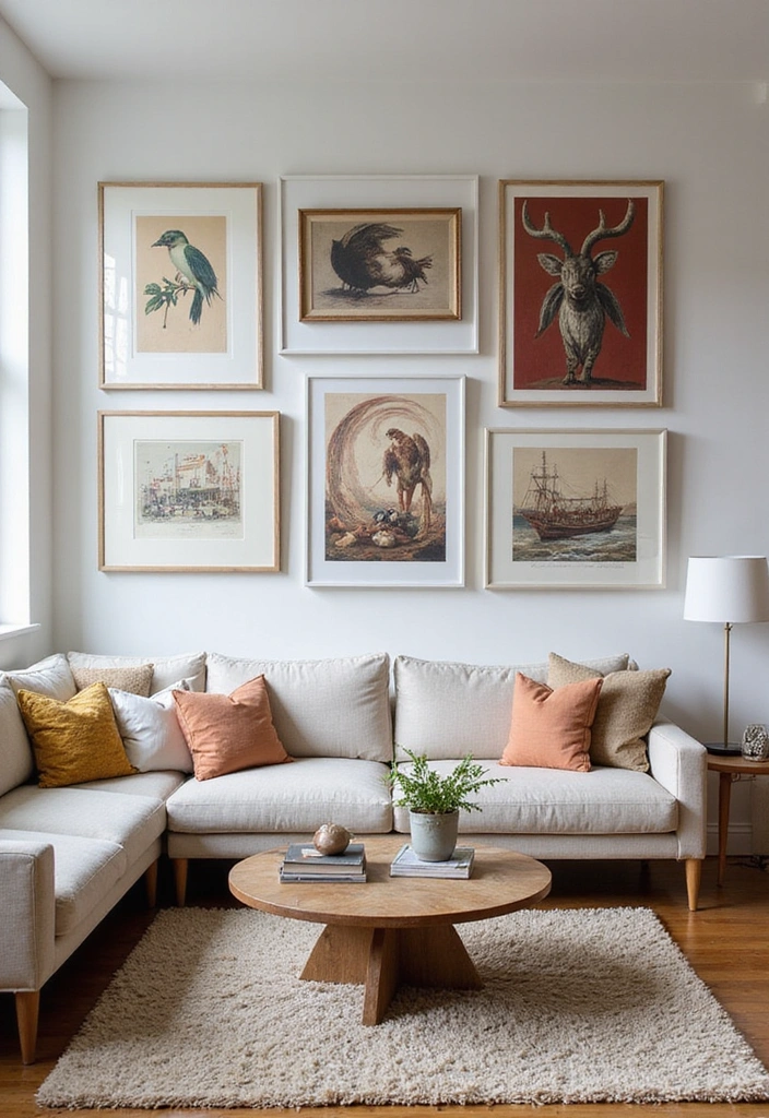 50 Living Room Ideas That Will Transform Your Space (Wait Until You See #27!) - 31. Local Artwork
