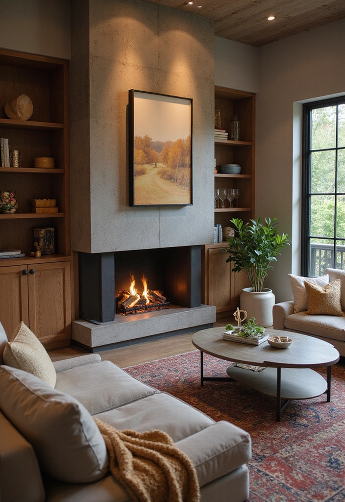 50 Living Room Ideas That Will Transform Your Space (Wait Until You See #27!) - 32. Cozy Fireplaces
