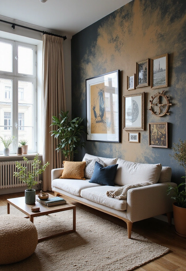 50 Living Room Ideas That Will Transform Your Space (Wait Until You See #27!) - 36. Statement Walls