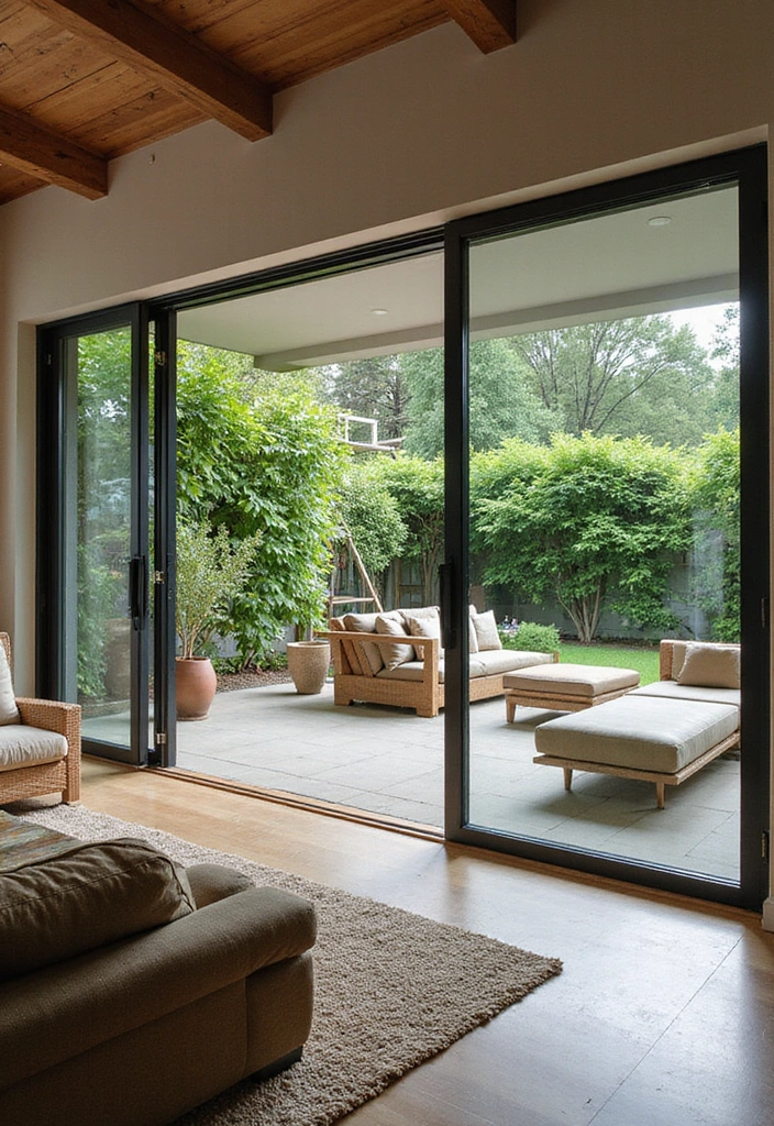 50 Living Room Ideas That Will Transform Your Space (Wait Until You See #27!) - 37. Indoor-Outdoor Living