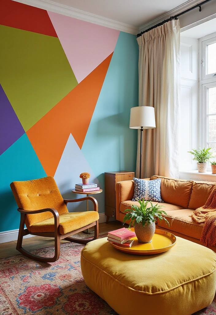 50 Living Room Ideas That Will Transform Your Space (Wait Until You See #27!) - 4. Bold Color Accents