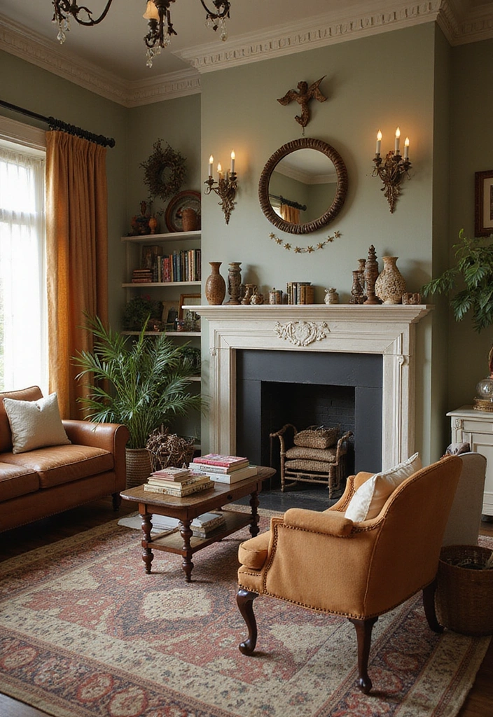 50 Living Room Ideas That Will Transform Your Space (Wait Until You See #27!) - 40. Vintage-Inspired Decor