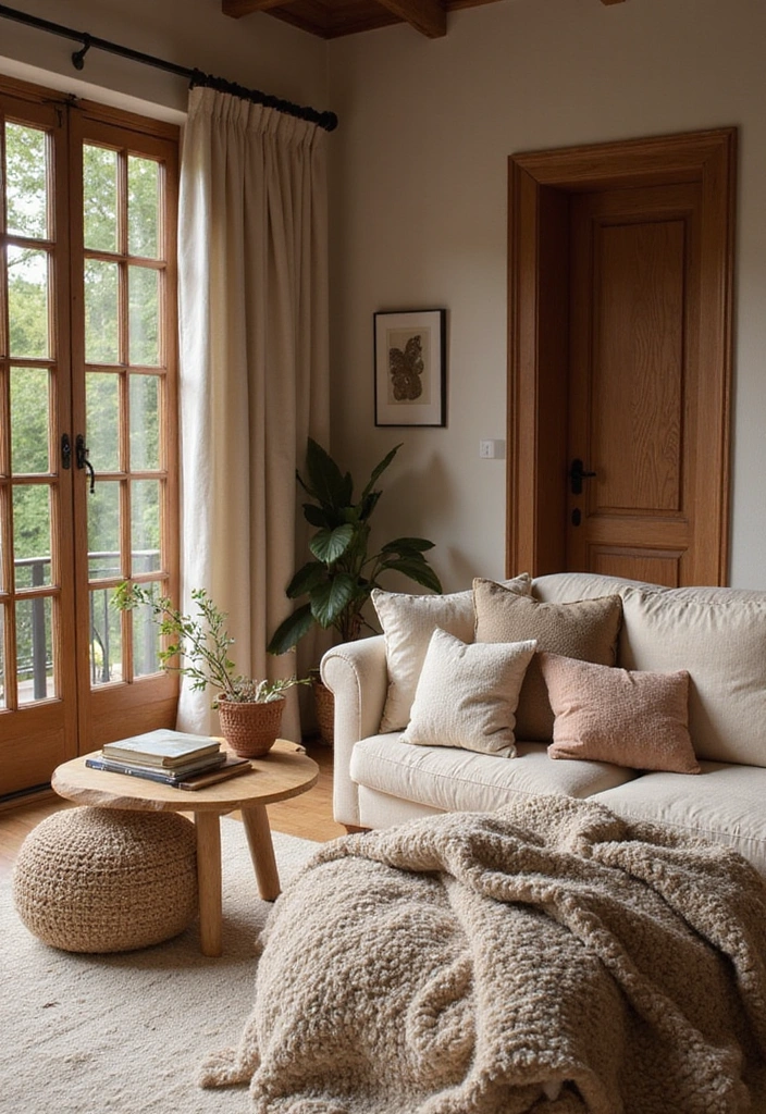50 Living Room Ideas That Will Transform Your Space (Wait Until You See #27!) - 41. Warm Textures