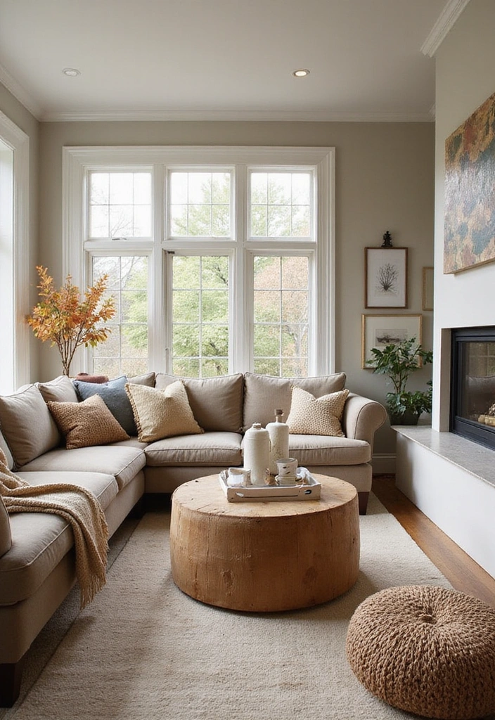 50 Living Room Ideas That Will Transform Your Space (Wait Until You See #27!) - 44. Seasonal Decor