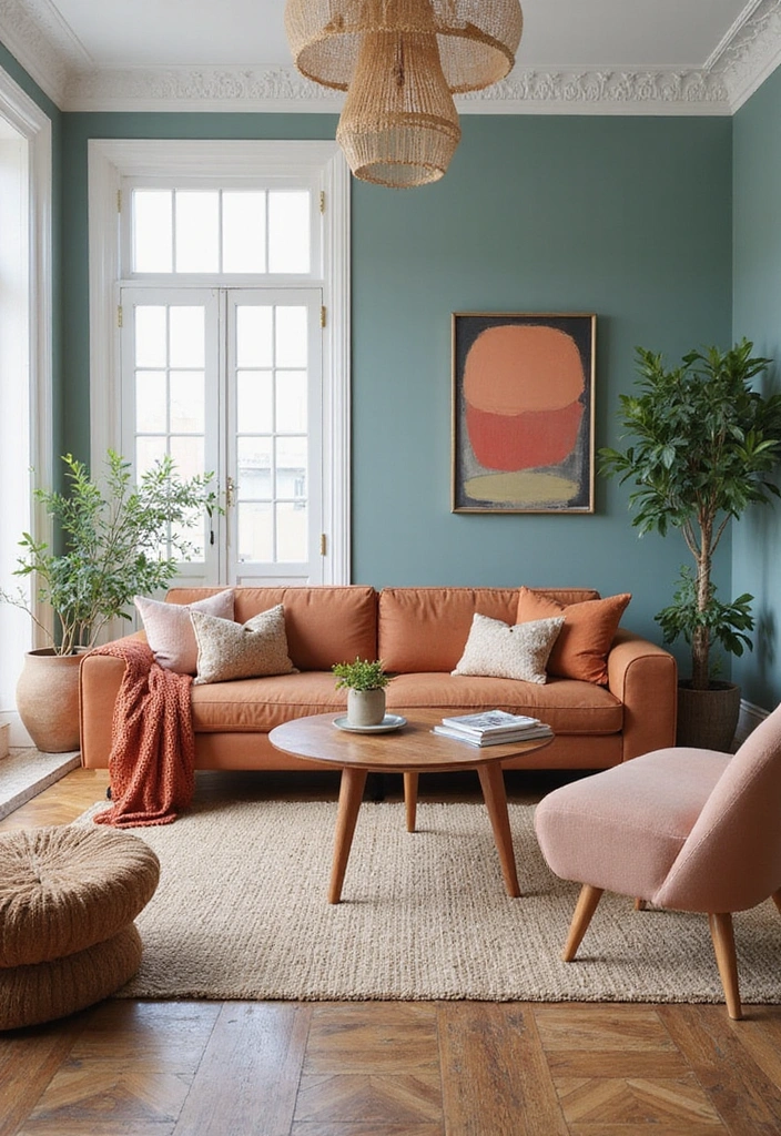 50 Living Room Ideas That Will Transform Your Space (Wait Until You See #27!) - 48. Inspired Color Pairings