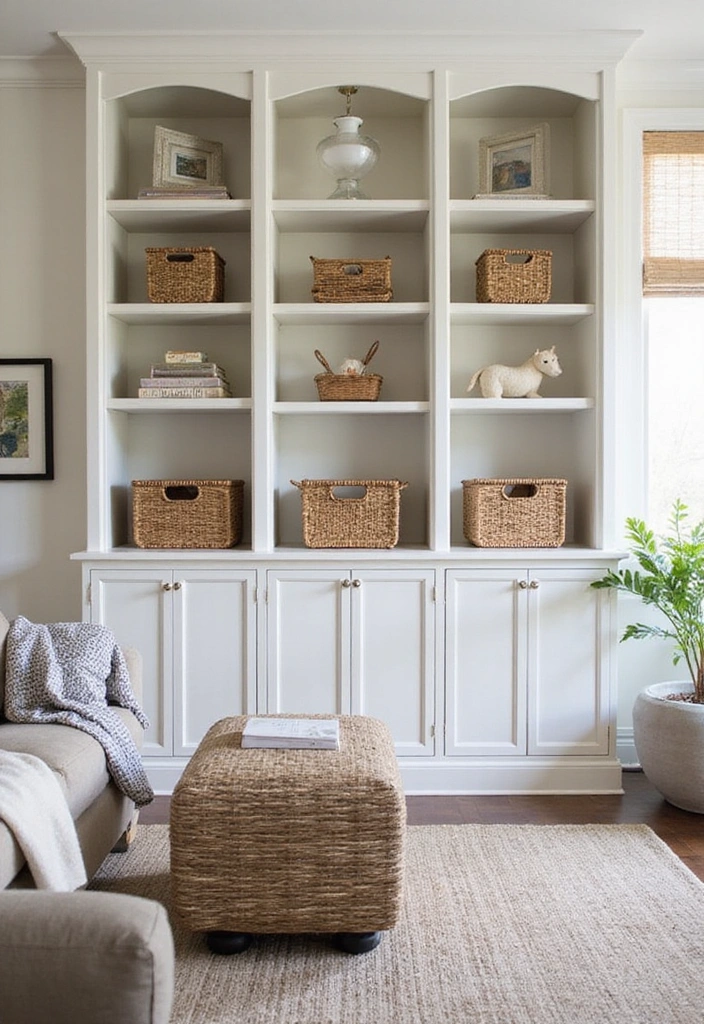 50 Living Room Ideas That Will Transform Your Space (Wait Until You See #27!) - 49. Smart Storage Solutions