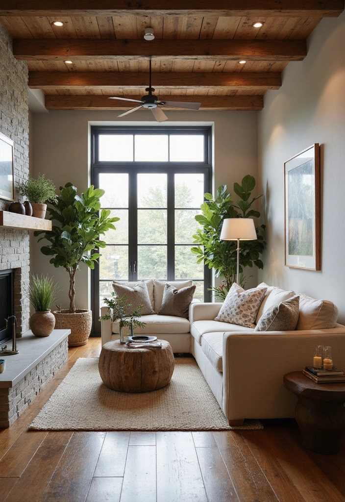 50 Living Room Ideas That Will Transform Your Space (Wait Until You See #27!) - 8. Modern Farmhouse Vibes