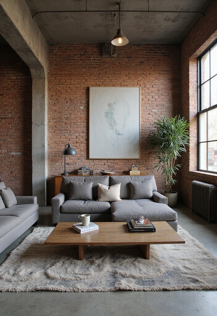 50 Living Room Ideas That Will Transform Your Space (Wait Until You See #27!) - 9. Industrial Edge