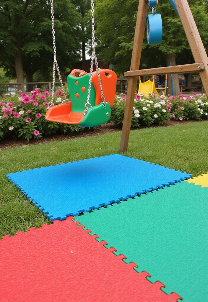 7 Essential Kids Swing Accessories You Didn't Know You Needed (Trust Us, #4 is a Game-Changer!) - 4. Swing Safety Mats: Cushioning Every Landing
