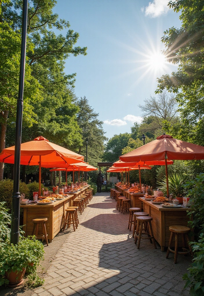 8 Unique Themed Garden Party Ideas That Will Make This Summer Unforgettable! - 8. International Street Food Festival
