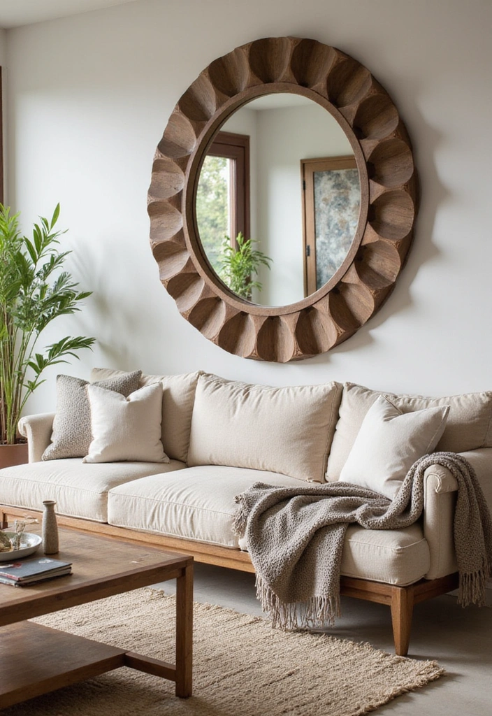 Step By Step: How to Create a Cozy Living Room That Reflects Your Style - 12. Add Mirrors for Depth