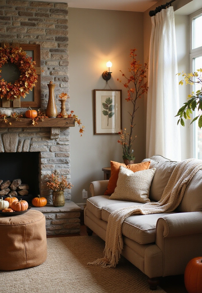 Step By Step: How to Create a Cozy Living Room That Reflects Your Style - 14. Embrace Seasonal Decor