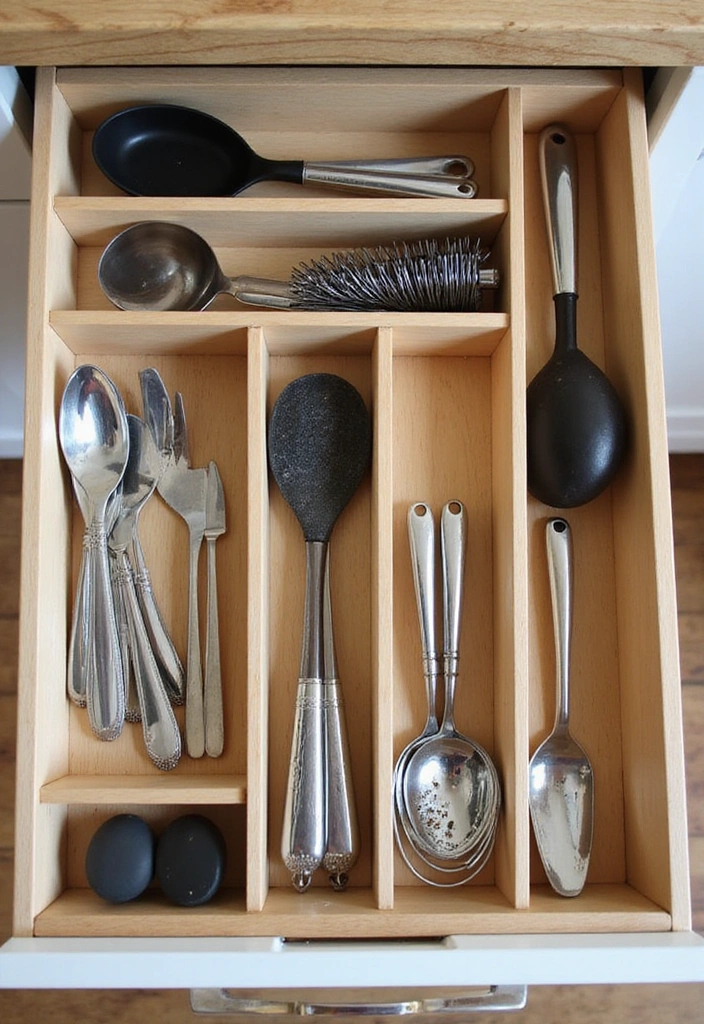 Step By Step: How to Organize Your Kitchen Like a Pro - 5. Use Drawer Dividers