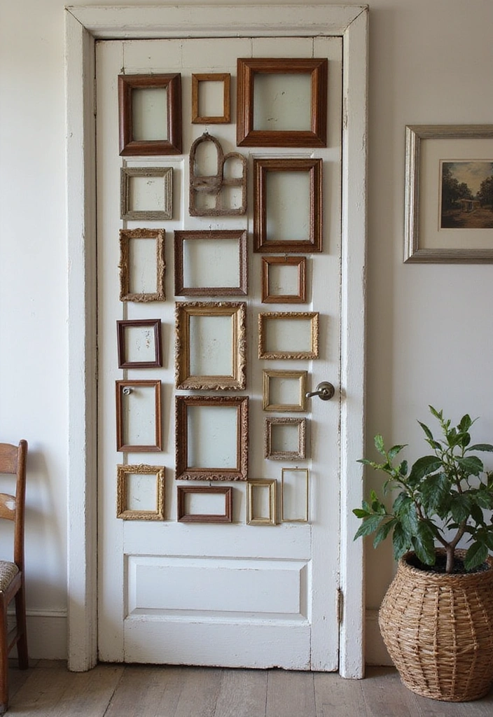 10 DIY Door Frame Hacks That Will Elevate Your Home's Style (Even #3 Is Easy!) - 6. Vintage Frames