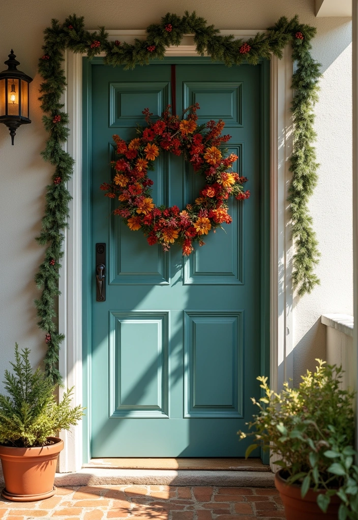 10 DIY Door Frame Hacks That Will Elevate Your Home's Style (Even #3 Is Easy!) - 8. Wreaths & Seasonal Decor