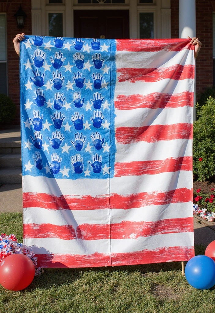 10 Fun July 4 Kids Decor Crafts That Will Spark Their Creativity! - 2. Star-Spangled Banners