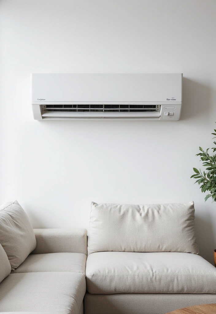 10 Stunning Air Conditioner Designs That Will Elevate Your Home Decor Game! - 1. The Minimalist Marvel
