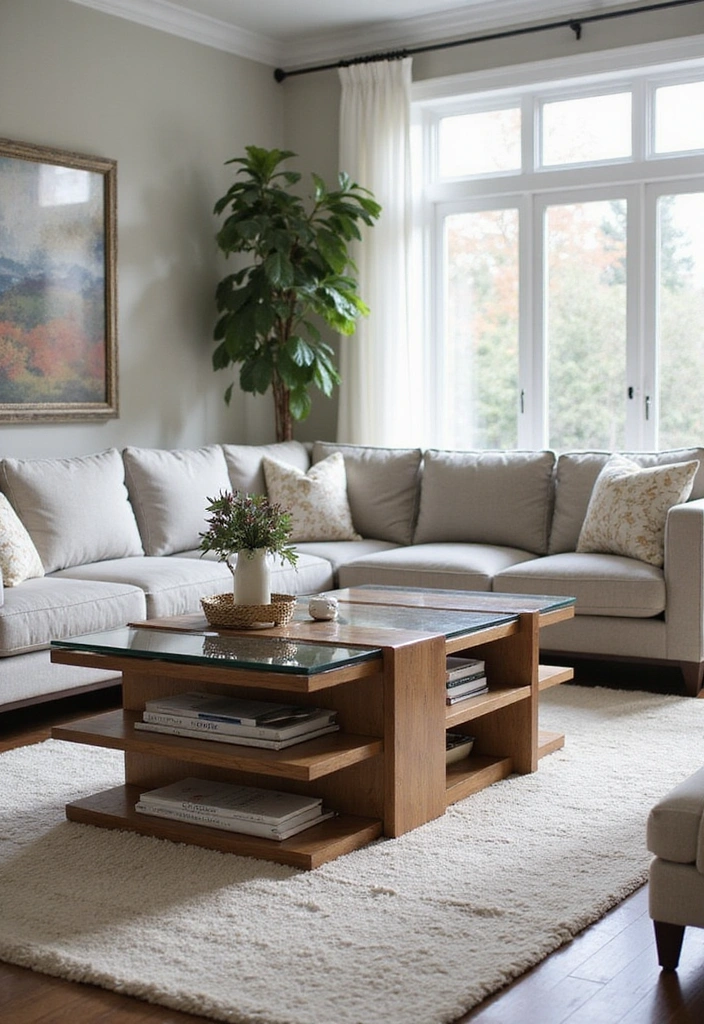 10 Stunning Glass Table Designs That Will Elevate Your Living Room (You Won’t Believe #4!) - 5. Multi-Functional Marvels