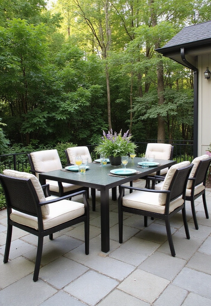 10 Stunning Glass Table Designs That Will Elevate Your Living Room (You Won’t Believe #4!) - 9. Outdoor Glass Dining Tables