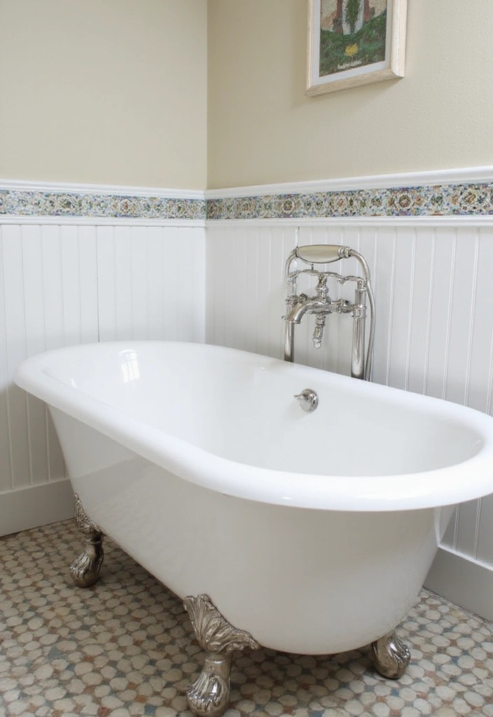 10 Stunning Mosaic Bathroom Ideas That Will Transform Your Space (You Won't Believe #5!) - 4. Mosaic Trim and Borders