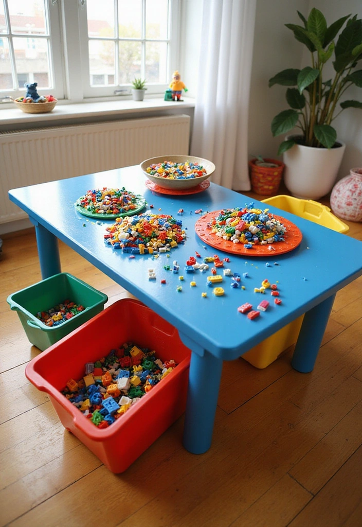 10 Versatile Play Tables for Kids That Double as Storage (You'll Love #3!) - 5. Lego-Compatible Play Table