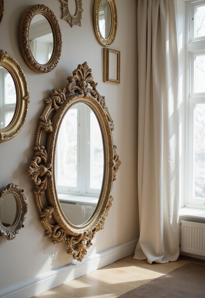 10 Vibrant Indian Decor Ideas That Will Add Spice to Your Home (You Can’t Miss #7!) - 6. Decorative Mirrors
