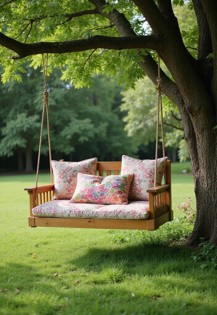 12 Fancy Garden Chairs That Will Transform Your Outdoor Space Into a Chic Retreat! - 4. Cozy Outdoor Swing Chair