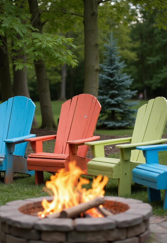 12 Fancy Garden Chairs That Will Transform Your Outdoor Space Into a Chic Retreat! - 5. Chic Adirondack Chair