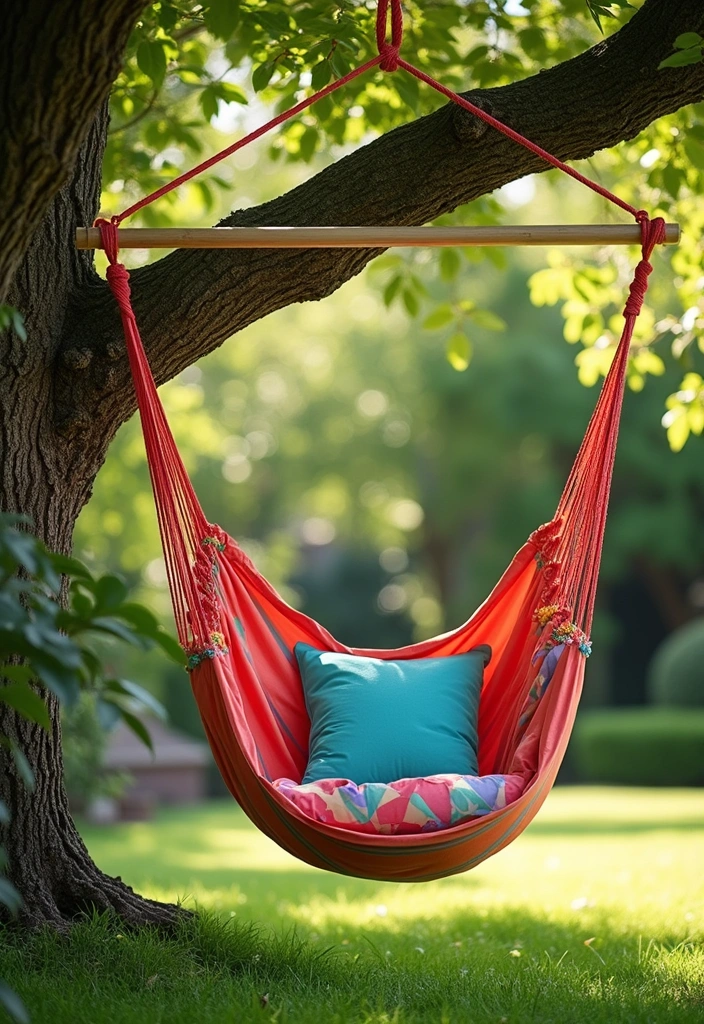 12 Fancy Garden Chairs That Will Transform Your Outdoor Space Into a Chic Retreat! - 6. Stylish Hammock Chair