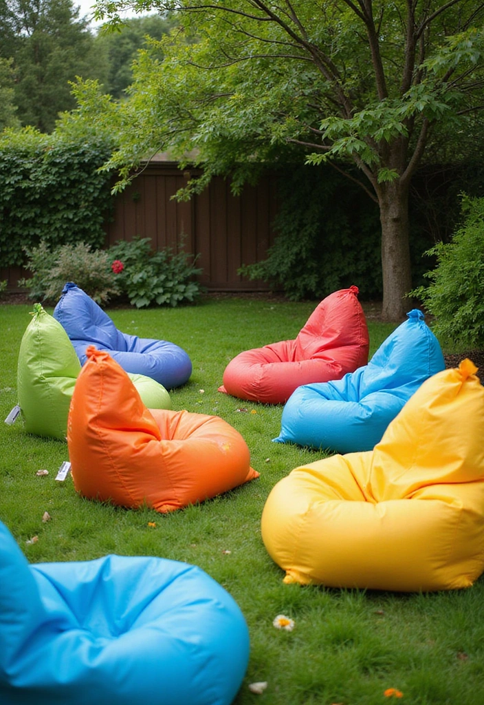 12 Fancy Garden Chairs That Will Transform Your Outdoor Space Into a Chic Retreat! - 9. Chic Bean Bag Chair