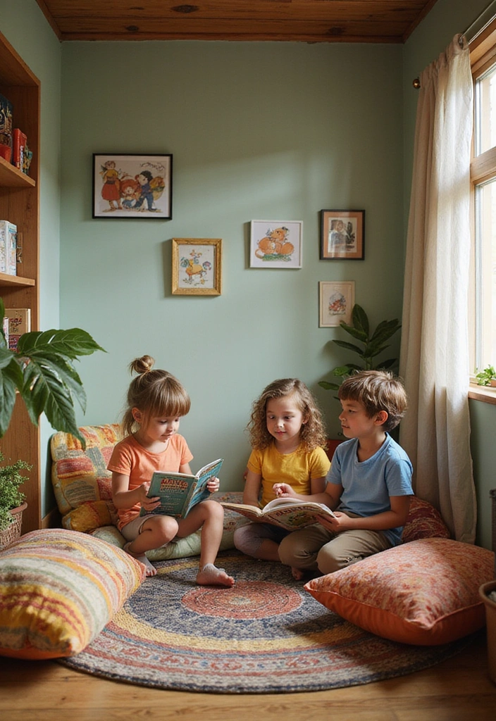 12 Interactive Kids Party Decor Ideas That'll Keep Little Hands Busy! - 12. Interactive Storytelling Corner
